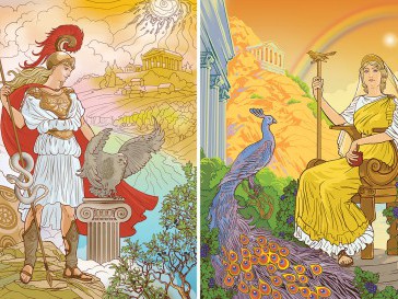 Гера й Афіна в Афродіти - грецький міф