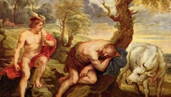 Гермес викрадає корів Аполлона - грецький міф