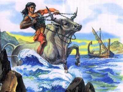 Критський бик - сьомий подвиг Геракла - грецький міф